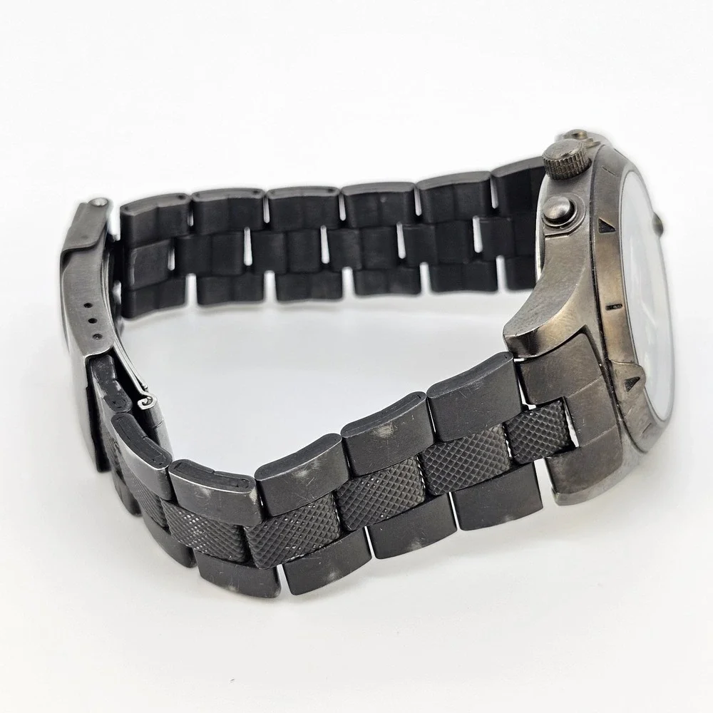 Timex Expedition Men Watch 38MM Ana-Digi Black Dial Gunmetal Band 7.5
